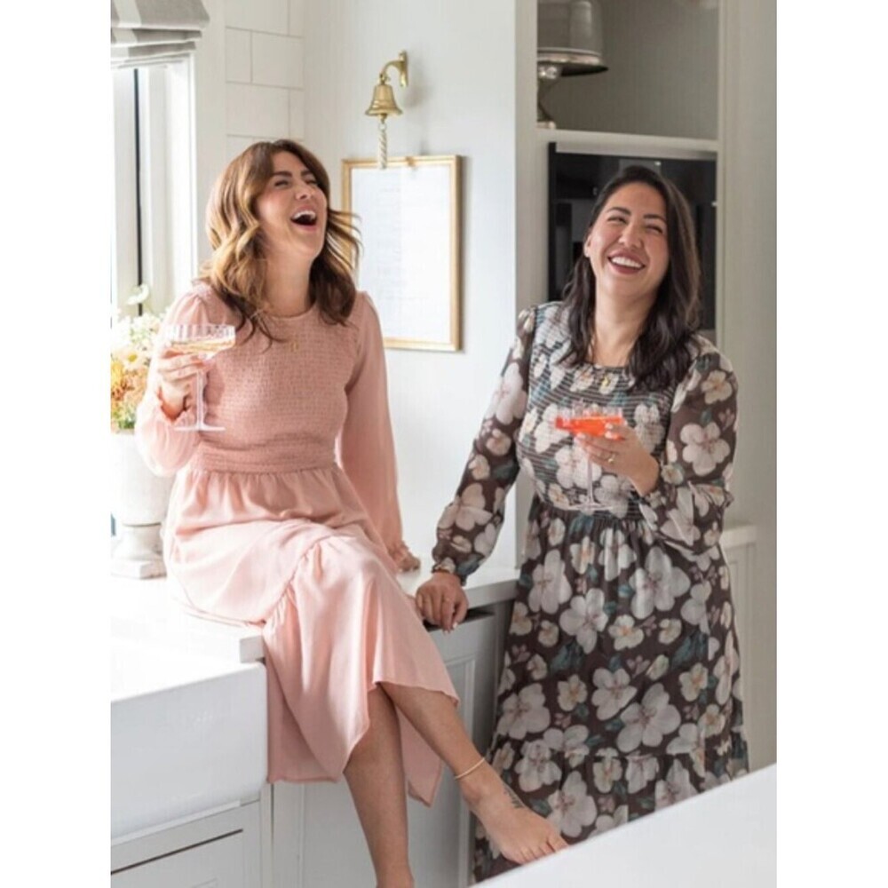 Jillian Harris Grace Midi Dress Mad About Style Fall 2023 Jilly Box NWT Rose - Picture 4 of 8